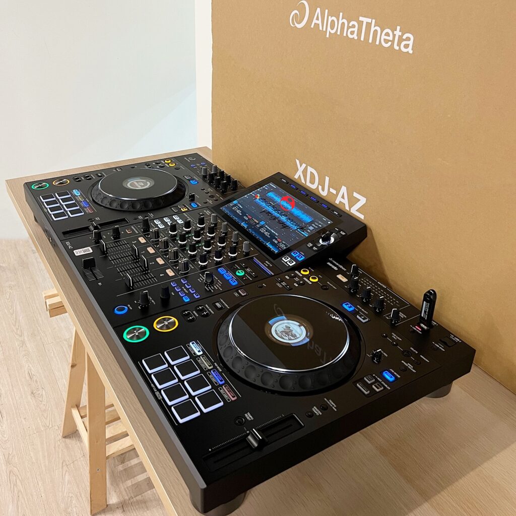AlphaTheta XDJ-AZ, AlphaTheta OMNIS-DUO, Pioneer DJ OPUS-QUAD, Pioneer DJ XDJ-RX3, Pioneer XDJ-XZ, Pioneer DDJ-FLX10, AlphaTheta DDJ-GRV6, Pioneer DDJ-1000, Pioneer DDJ-1000SRT, Pioneer DDJ-REV7, AlphaTheta CDJ-3000X , Pioneer CDJ-3000, Pioneer DJ DJM-A9